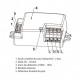 Led-Spot, rektangulär, 30W 3000 Kelvin 2700 lumen