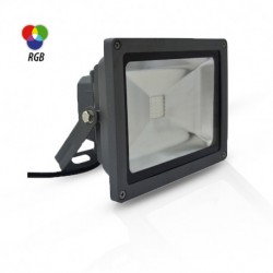 Projetor RGB LED holofote 10W exterior