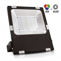 Reflektor LED kolorowy RGB podłogowe 100W + pilot zdalnego sterowania