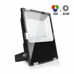 Reflektor LED kolorowy RGB podłogowe 100W + pilot zdalnego sterowania