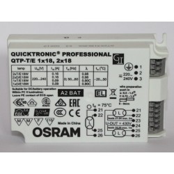 OSRAM QUICKTRONIC PROFESSIONELL QTP-T/E 1X18, 2 X 18