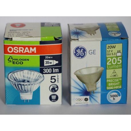 Glühbirne OSRAM DECOSTAR ES-12V 48860 WFL 12V 20W 36°