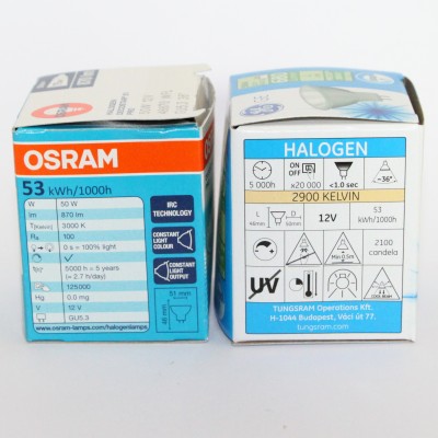 OSRAM Decostar 51S ES TITAN IRC Halogen 12V LAMP 10°-60° 20, 35, 50W DIMMBAR