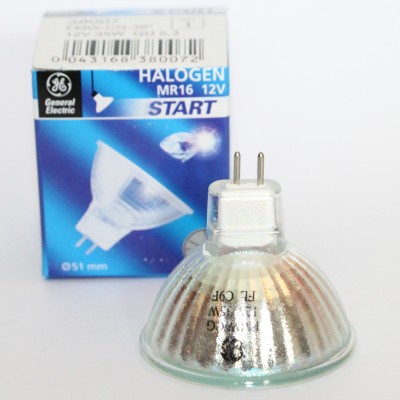 Ampoules halogènes blanc doux MR16 de 35W par GE, paquet de 3