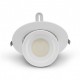 LED-Rundlampe, schwenkbar und einstellbar, 38W, Weiß (Bohrlochdurchmesser 16 cm)