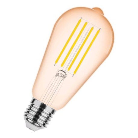 Ampoule sphérique LED 4W E27 Lumière vintage à 1800 Kelvin ( ambiance d'autrefois )
