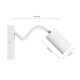 Vägglampa CHLOE för inomhusbruk, vit, GU10, 230V, IP20, 55x100 mm