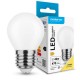 LED Filament Globe Bulb A60 E27 8W Warm White 2700K 1055 lm 360° Opal Glass