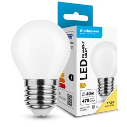 LED Filament Globe Bulb A60 E27 8W Warm White 2700K 1055 lm 360° Opal Glass