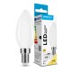 Ampoule LED Filament Modee C35 E14 4W Blanc Chaud 2700K 430 lm 360° Finition Milky Équivalent 40W Classe Énergétique ERP