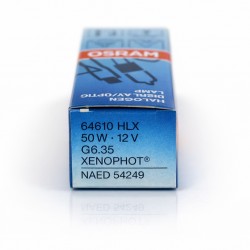Bulb OSRAM 64610 HLX 50W 12V G6.35 XENOPHOT NAED 54249