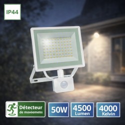 Projector 50W 4000K with motion sensor