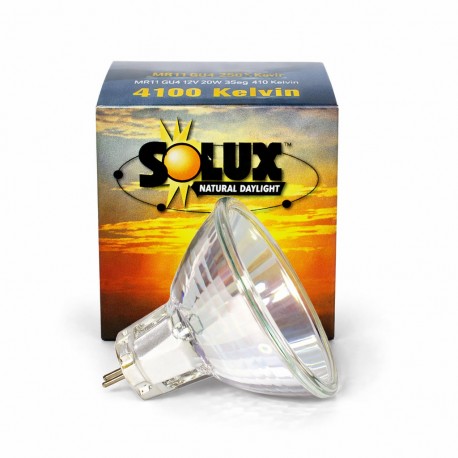 Ampoule Halogène SOLUX 35W 4100K 36°