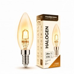 Żarówki halogenowe płomienia E14 28W