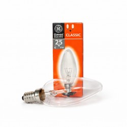 Gloeilamp flame E14 25W helder