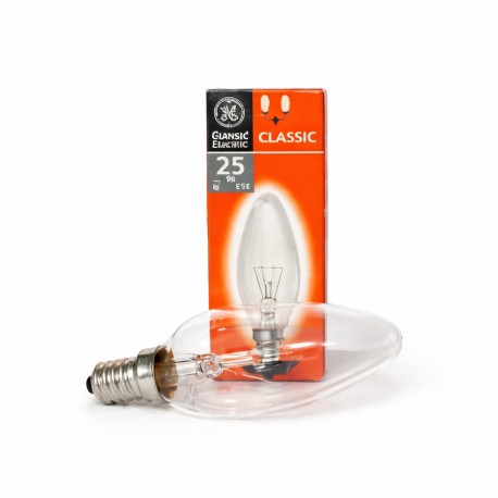 Bulbo E14 chama 25W claro