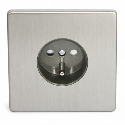 Outlet van geborsteld staal