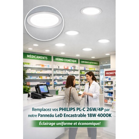 Kompaktleuchtstofflampe PHILIPS MASTER PL-C 26W/840/4P