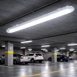 Luminaria LED estanca IP65 1500 mm, 50 W, blanco neutro 4000 Kelvin, 6000 lúmenese 4000 Kelvin 6000 lumen