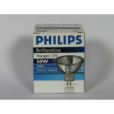 Philips Halogenlampe Brilliantline Pro 50Watt 775lumen GU5.3 Reflektor 24° EEK B 
