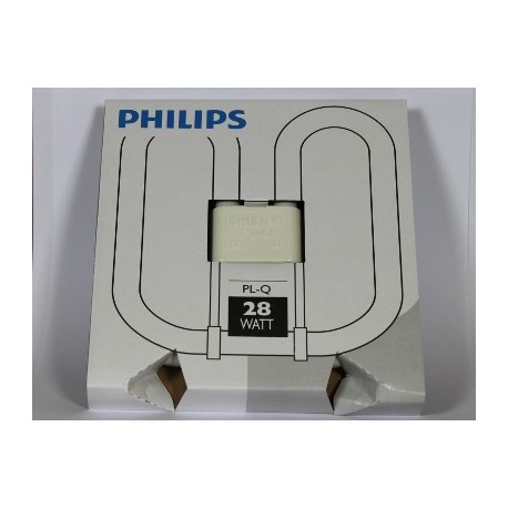 Lâmpada fluorescente compacta PHILIPS PL-Q 28W/840/4P