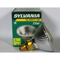 Glödlampa halogen SYLVANIA Hi-Spot 120 75W 230V ÖVERSVÄMNING 30° 