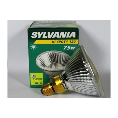 Glödlampa halogen SYLVANIA Hi-Spot 120 75W 230V ÖVERSVÄMNING 30° 