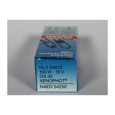 Λάμπα OSRAM HLX 64633 150W 15V G6.35 XENOPHOT NAED 54250