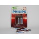 Batteri LR03 1,5 V AAA PHILIPS POWERLIFE 