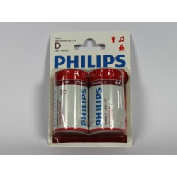 Batterij LR20 1,5 V PHILIPS POWERLIFE 