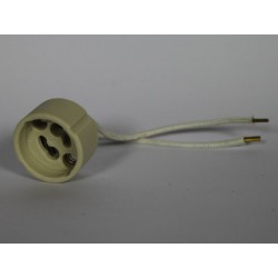 Socket halogen-eller LED-GU10