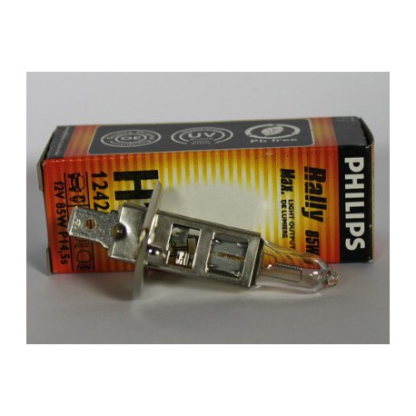 Ampoule voiture H1 PHILIPS Rally H1 12V 85W P14,5S
