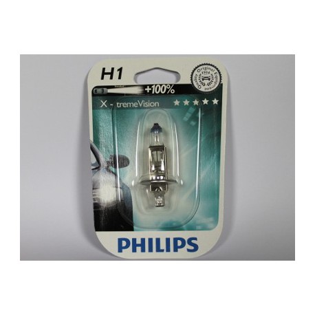 Ampoule voiture H1 PHILIPS X-tremVision H1 12V 55W 