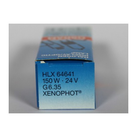 Ampoule OSRAM 64641 HLX 150W 24V G6.35 