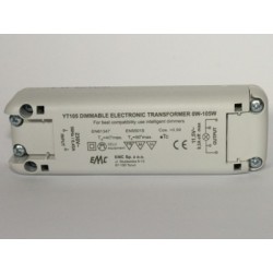 Μετασχηματιστής 12V HALOGENE / 105 W των ΟΔΗΓΉΣΕΩΝ dimmable