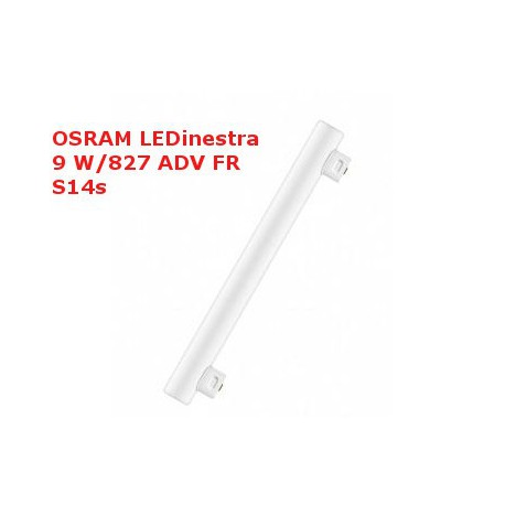 Ampoule LED OSRAM LEDinestra 6 W/827 ADV FR S14s