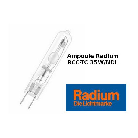 Ampoule RADIUM RCC-TC 35W/NDL/230/G8.5