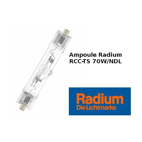 Bulb RADIUM RCC-TS 70W/NDL/230/RX7S