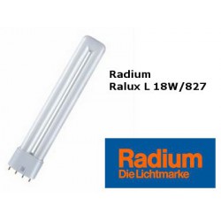 Lampan Radium Lång 18W/827