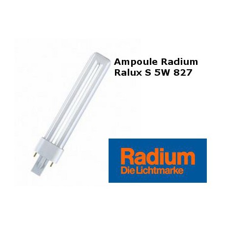 ampoule Radium Ralux S 5W/827