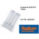 Ampoule fluocompacte Radium Ralux TW 18W/827
