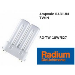 Lámpara fluorescente compacta Radio Ralux TW 18W/827