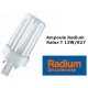 Συμπαγής λαμπτήρας φθορισμού Radium Ralux τρίο 13W/827