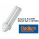 Kompaktleuchtstofflampe Radium Ralux trio/E 42W/830