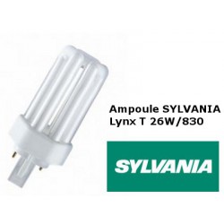 Kompaktleuchtstofflampe SYLVANIA Lynx-T 26W 830