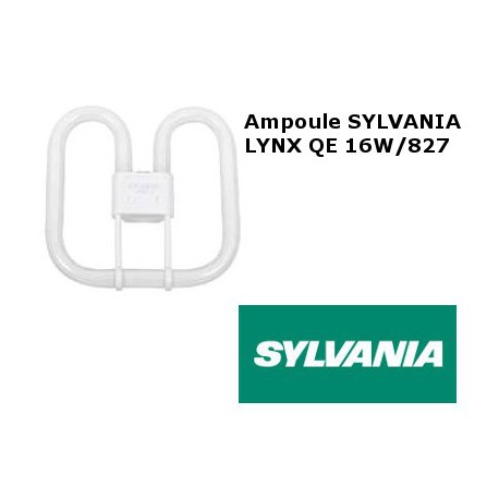 La bombilla fluorescente compacta SYLVANIA Lynx QE 16W 827