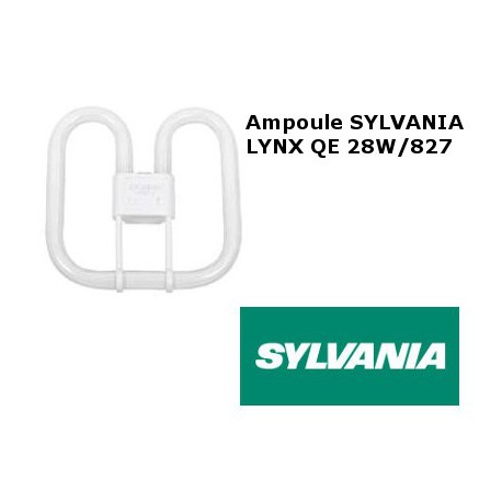 La bombilla fluorescente compacta SYLVANIA Lynx QE 28W 827