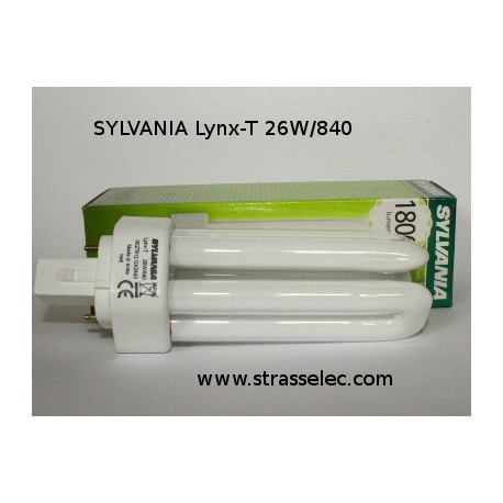 Kompaktleuchtstofflampe SYLVANIA Lynx-T 26W 840