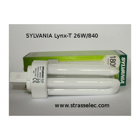 Συμπαγής φθορισμού λάμπα SYLVANIA Lynx T 26W 840