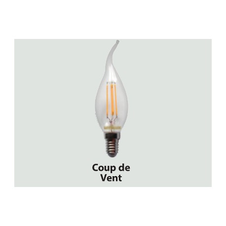 LED classic COUP DE VENT 2W E14 ( 20W )